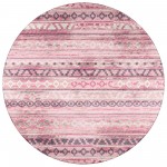 Indoor/Outdoor Sedona SN10 Blush Washable 10' x 10' Round Rug