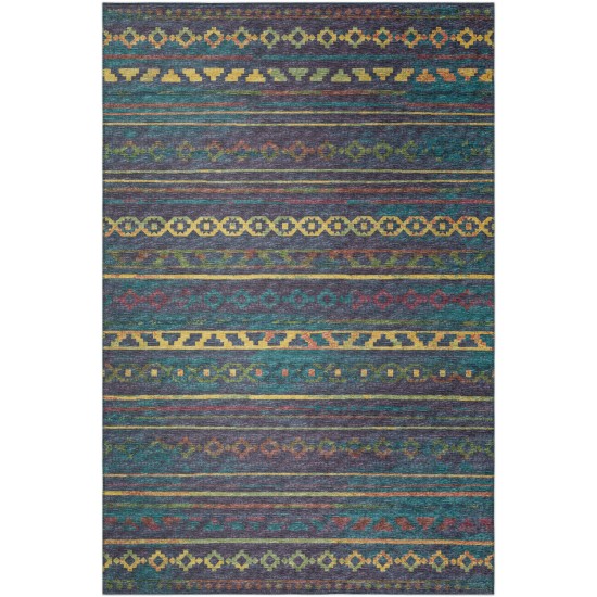 Indoor/Outdoor Sedona SN10 Ink Washable 10' x 14' Rug