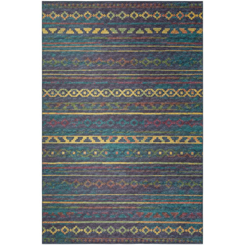 Indoor/Outdoor Sedona SN10 Ink Washable 9' x 12' Rug