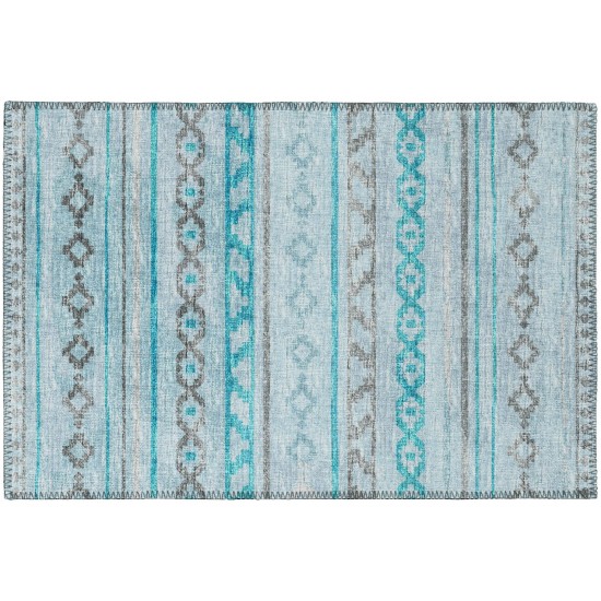 Indoor/Outdoor Sedona SN10 Skydust Washable 1'8" x 2'6" Rug