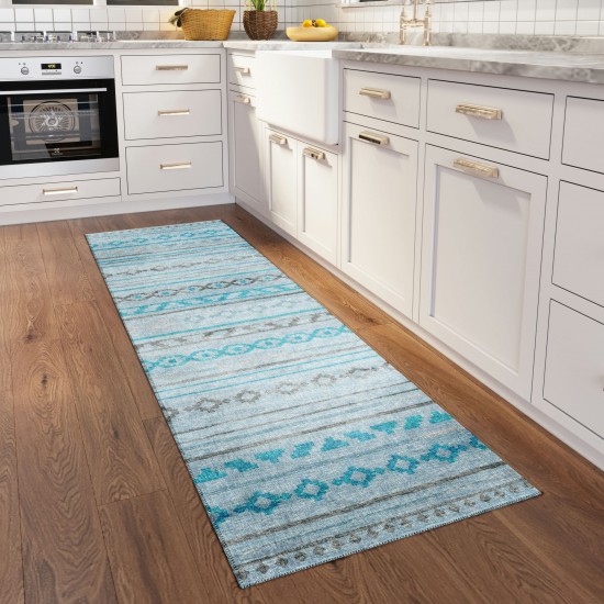 Indoor/Outdoor Sedona SN10 Skydust Washable 2'3" x 10' Runner Rug