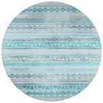 Indoor/Outdoor Sedona SN10 Skydust Washable 6' x 6' Round Rug