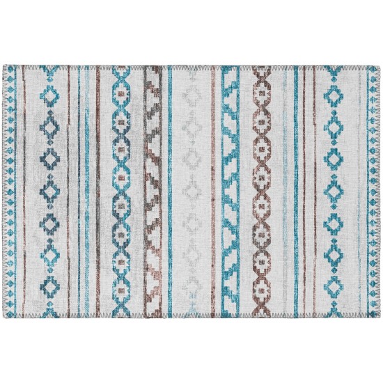 Indoor/Outdoor Sedona SN10 Tin Washable 1'8" x 2'6" Rug