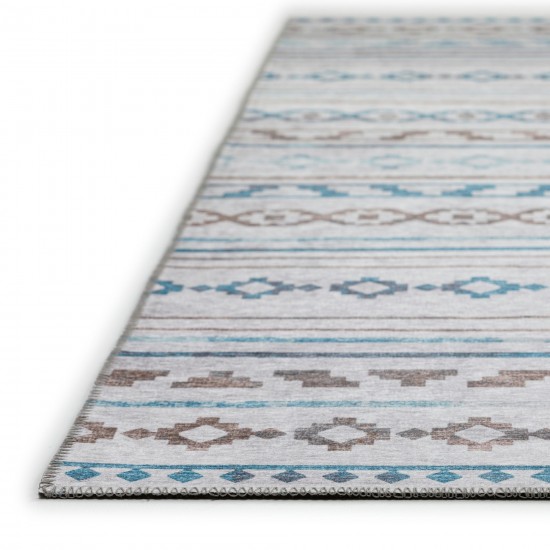 Indoor/Outdoor Sedona SN10 Tin Washable 2'3" x 10' Runner Rug