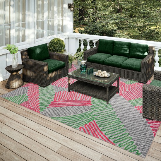 Indoor/Outdoor Sedona SN11 Fruity Washable 10' x 14' Rug