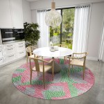 Indoor/Outdoor Sedona SN11 Fruity Washable 10' x 10' Round Rug