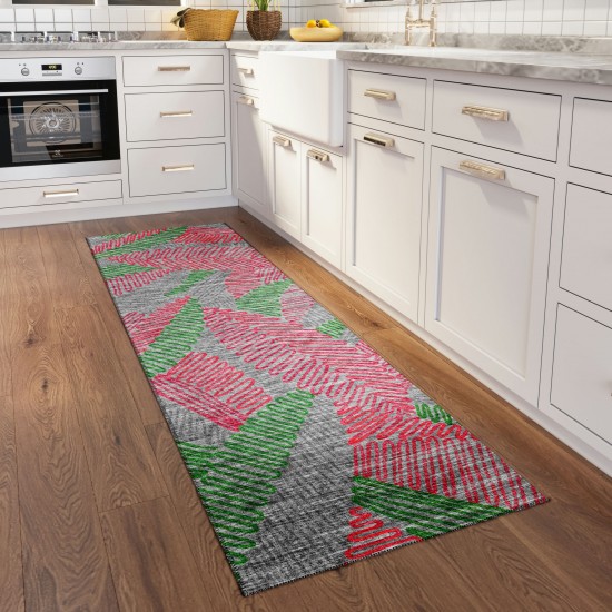 Indoor/Outdoor Sedona SN11 Fruity Washable 2'3" x 12' Runner Rug