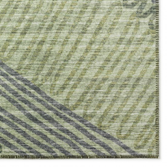 Indoor/Outdoor Sedona SN11 Moss Washable 1'8" x 2'6" Rug