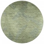 Indoor/Outdoor Sedona SN11 Moss Washable 4' x 4' Round Rug