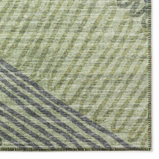 Indoor/Outdoor Sedona SN11 Moss Washable 6' x 6' Round Rug