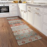 Indoor/Outdoor Sedona SN12 Canyon Washable 2'3" x 12' Runner Rug