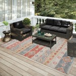 Indoor/Outdoor Sedona SN12 Canyon Washable 8' x 10' Rug