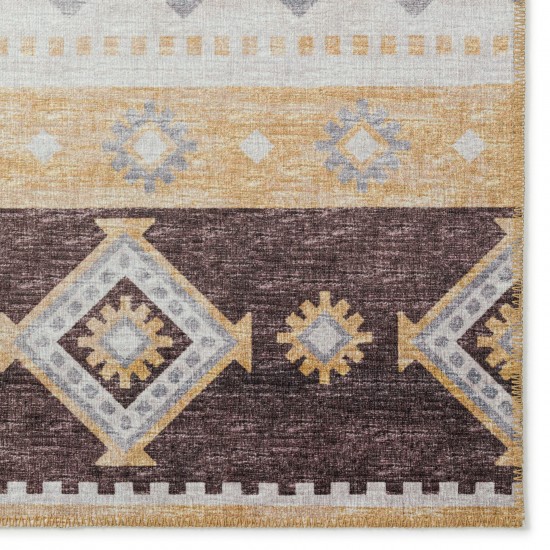 Indoor/Outdoor Sedona SN12 Goldenrod Washable 1'8" x 2'6" Rug