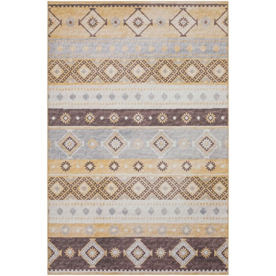 Indoor/Outdoor Sedona SN12 Goldenrod Washable 10' x 14' Rug