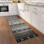 Indoor/Outdoor Sedona SN12 Midnight Washable 2'3" x 12' Runner Rug