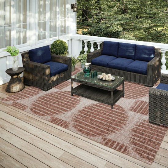 Indoor/Outdoor Sedona SN13 Driftwood Washable 10' x 14' Rug