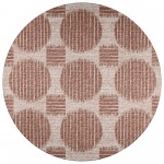 Indoor/Outdoor Sedona SN13 Driftwood Washable 4' x 4' Round Rug