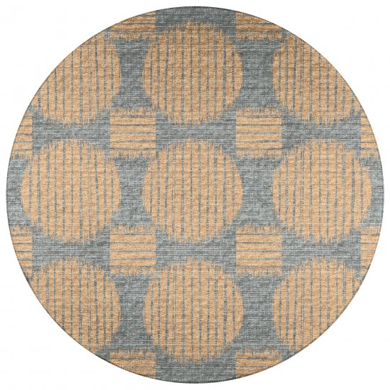 Indoor/Outdoor Sedona SN13 Eclipse Washable 10' x 10' Round Rug