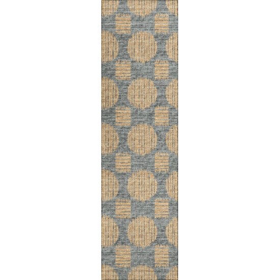 Indoor/Outdoor Sedona SN13 Eclipse Washable 2'3" x 7'6" Runner Rug