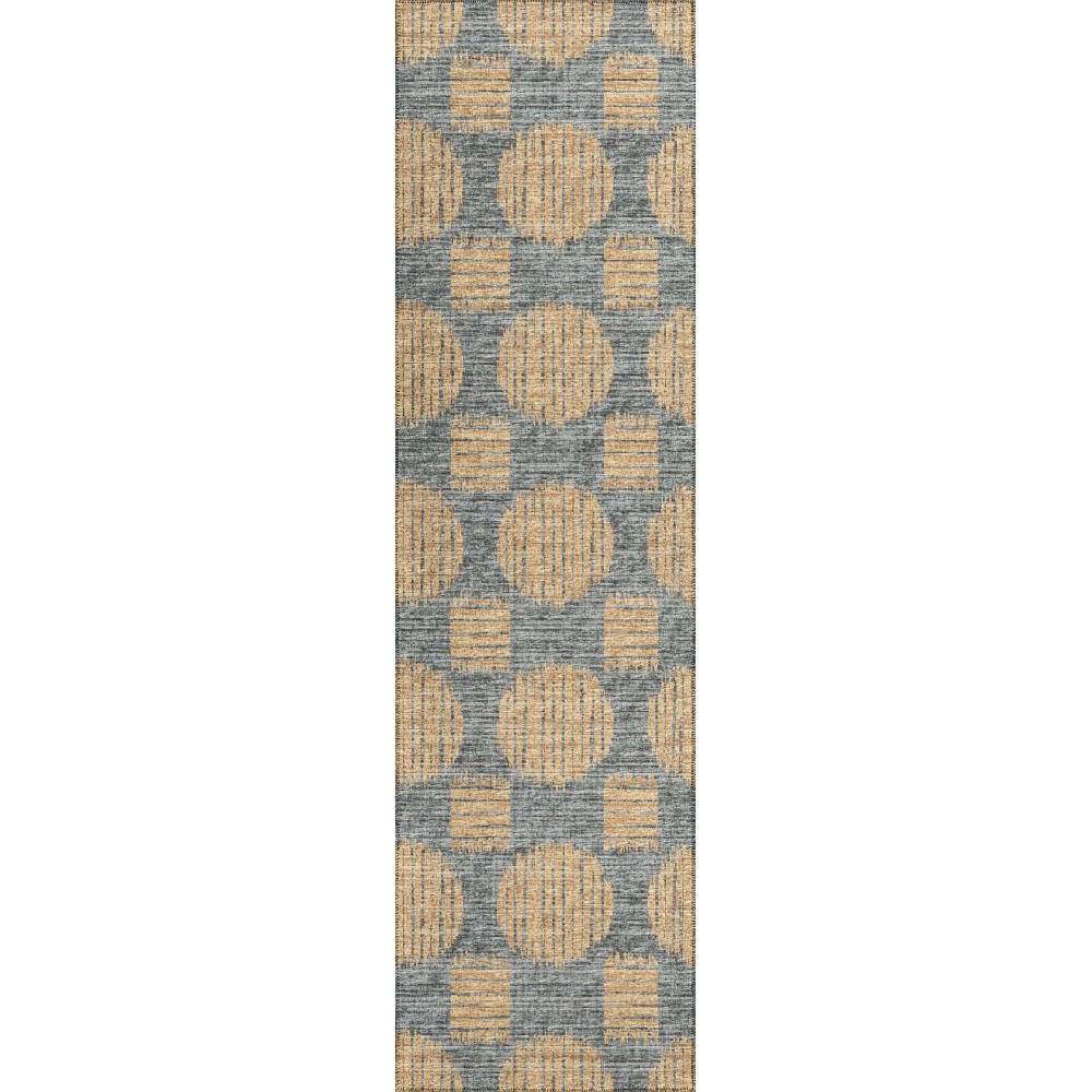 Indoor/Outdoor Sedona SN13 Eclipse Washable 2'3" x 7'6" Runner Rug