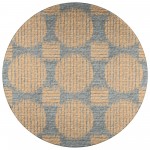 Indoor/Outdoor Sedona SN13 Eclipse Washable 4' x 4' Round Rug