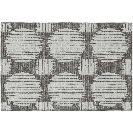 Indoor/Outdoor Sedona SN13 Midnight Washable 1'8" x 2'6" Rug