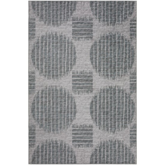 Indoor/Outdoor Sedona SN13 Pewter Washable 10' x 14' Rug