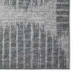 Indoor/Outdoor Sedona SN13 Pewter Washable 9' x 12' Rug