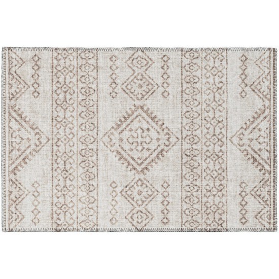 Indoor/Outdoor Sedona SN14 Putty Washable 1'8" x 2'6" Rug