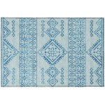 Indoor/Outdoor Sedona SN14 Sky Washable 1'8" x 2'6" Rug