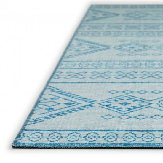 Indoor/Outdoor Sedona SN14 Sky Washable 1'8" x 2'6" Rug