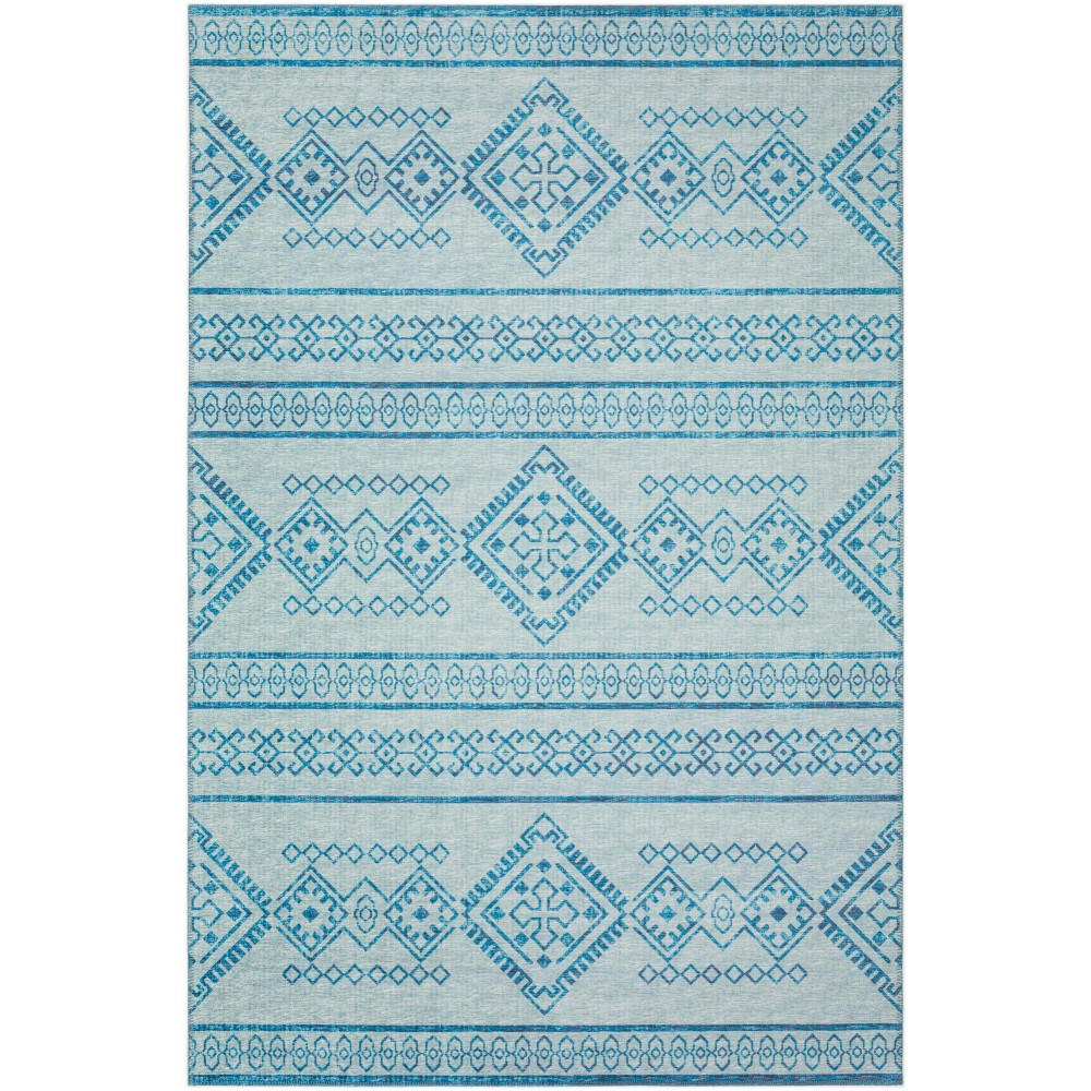 Indoor/Outdoor Sedona SN14 Sky Washable 3' x 5' Rug