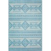 Indoor/Outdoor Sedona SN14 Sky Washable 9' x 12' Rug