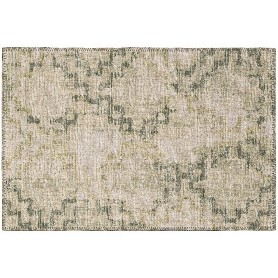 Indoor/Outdoor Sedona SN15 Moss Washable 1'8" x 2'6" Rug