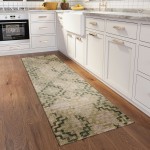 Indoor/Outdoor Sedona SN15 Moss Washable 2'3" x 12' Runner Rug