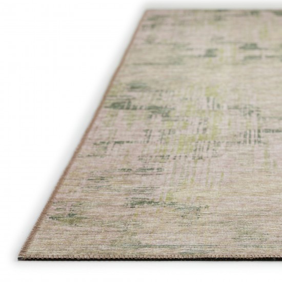 Indoor/Outdoor Sedona SN15 Moss Washable 2'3" x 12' Runner Rug