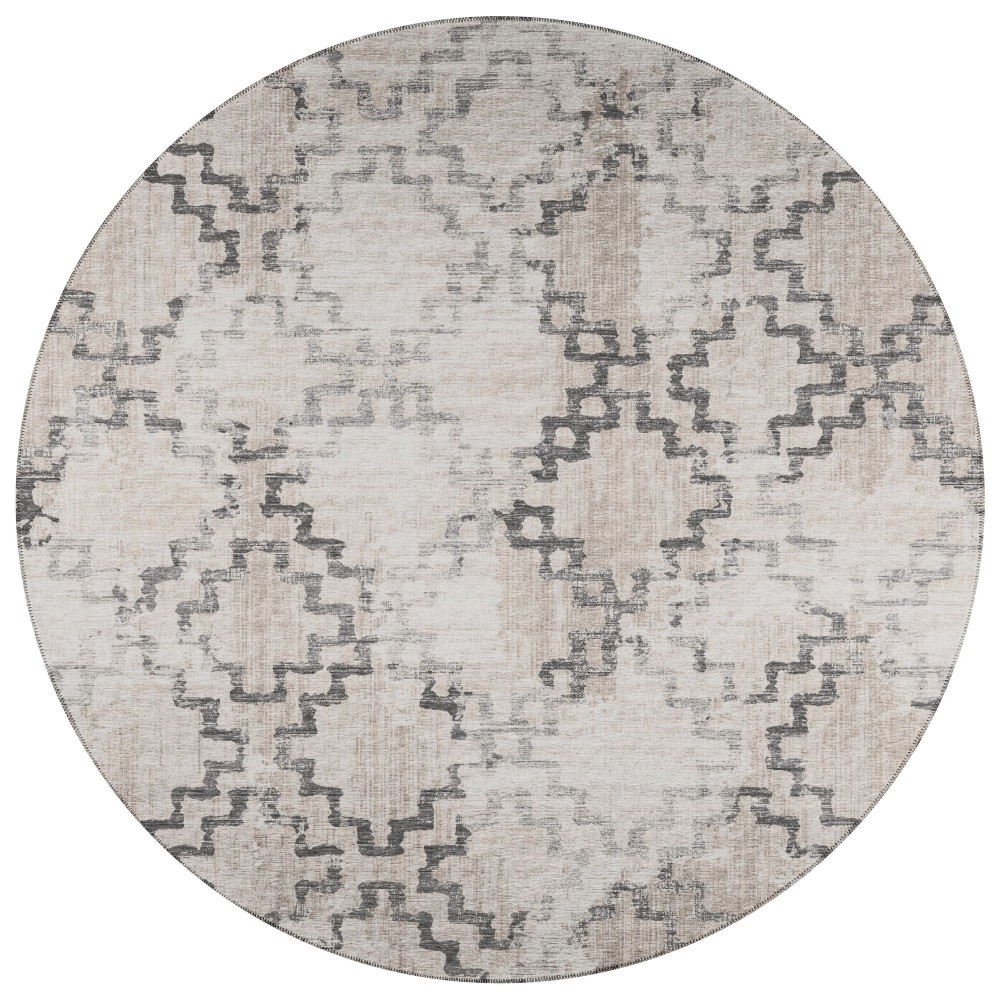 Indoor/Outdoor Sedona SN15 Stucco Washable 10' x 10' Round Rug