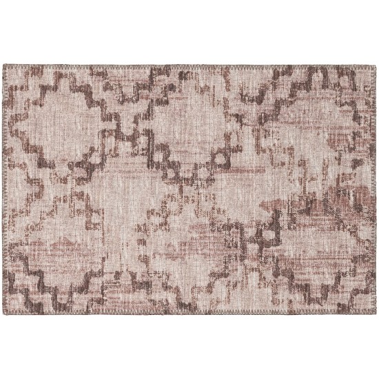 Indoor/Outdoor Sedona SN15 Walnut Washable 1'8" x 2'6" Rug