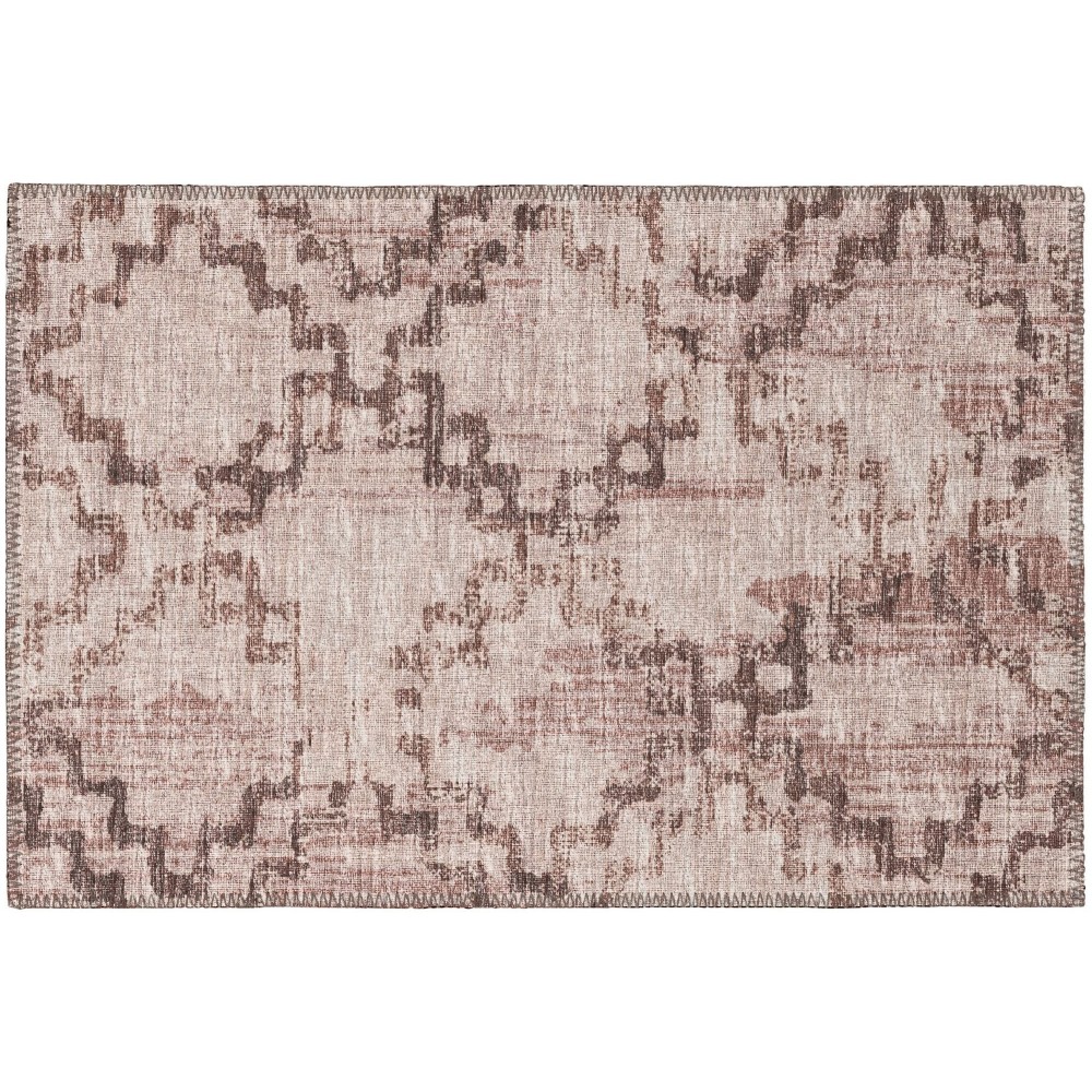 Indoor/Outdoor Sedona SN15 Walnut Washable 1'8" x 2'6" Rug