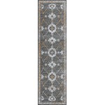 Indoor/Outdoor Sedona SN16 Charcoal Washable 2'3" x 7'6" Runner Rug