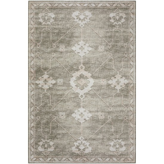 Indoor/Outdoor Sedona SN16 Khaki Washable 10' x 14' Rug