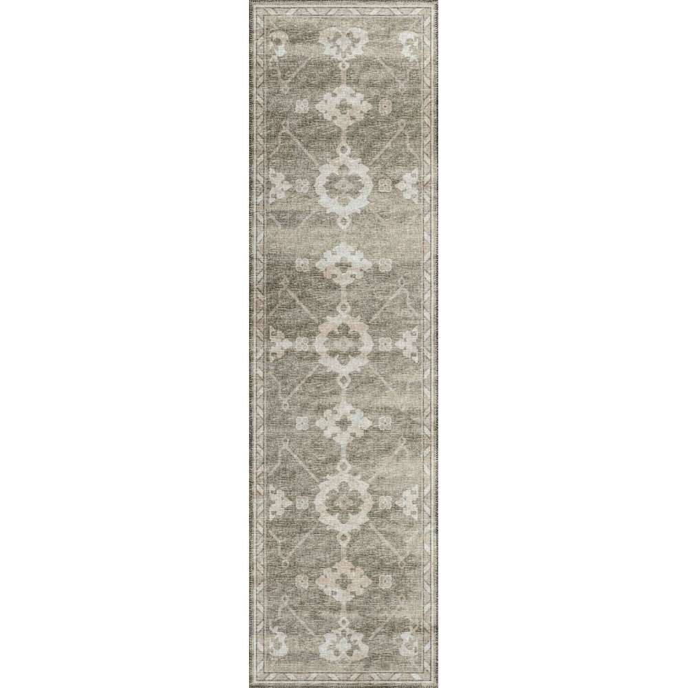 Indoor/Outdoor Sedona SN16 Khaki Washable 2'3" x 7'6" Runner Rug