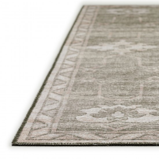 Indoor/Outdoor Sedona SN16 Khaki Washable 2'3" x 10' Runner Rug