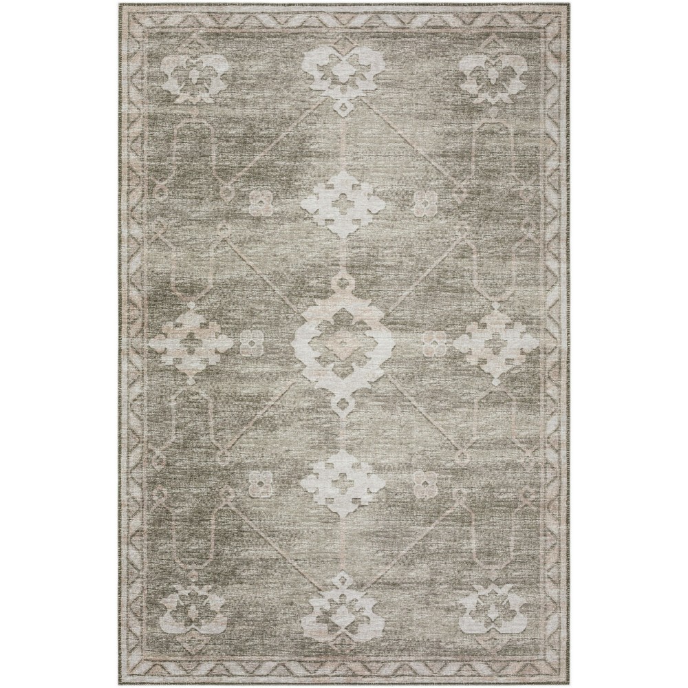 Indoor/Outdoor Sedona SN16 Khaki Washable 8' x 10' Rug