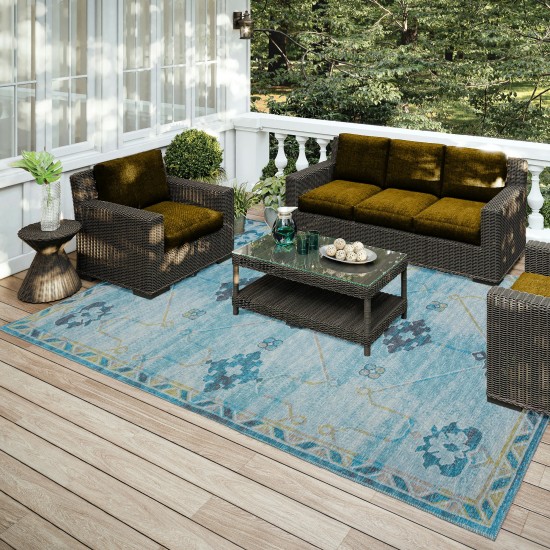 Indoor/Outdoor Sedona SN16 Riverview Washable 10' x 14' Rug