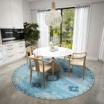 Indoor/Outdoor Sedona SN16 Riverview Washable 10' x 10' Round Rug