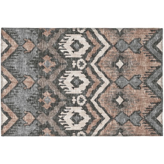 Indoor/Outdoor Sedona SN2 Bison Washable 1'8" x 2'6" Rug