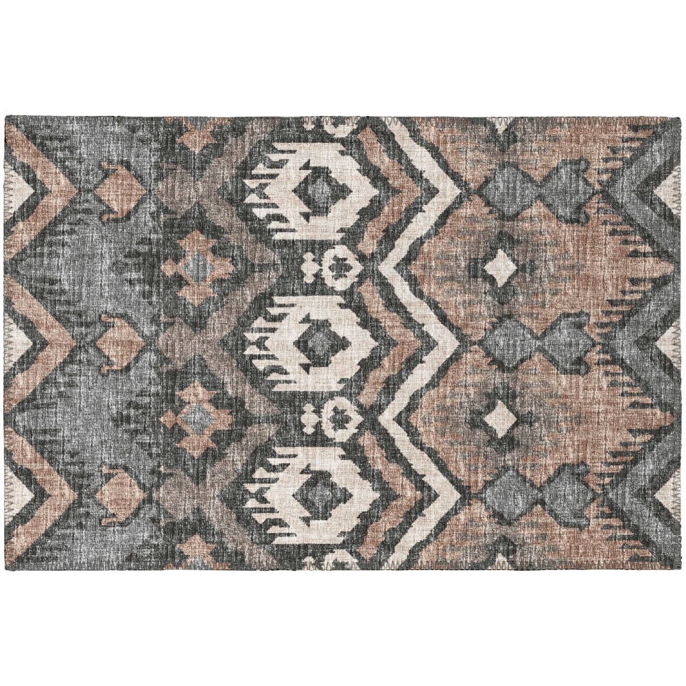 Indoor/Outdoor Sedona SN2 Bison Washable 1'8" x 2'6" Rug