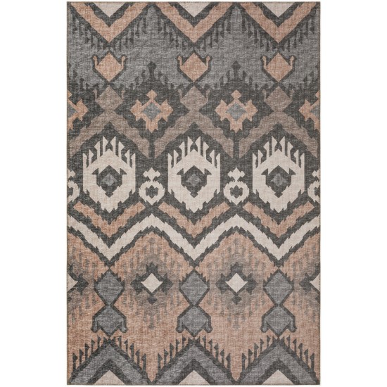 Indoor/Outdoor Sedona SN2 Bison Washable 10' x 14' Rug