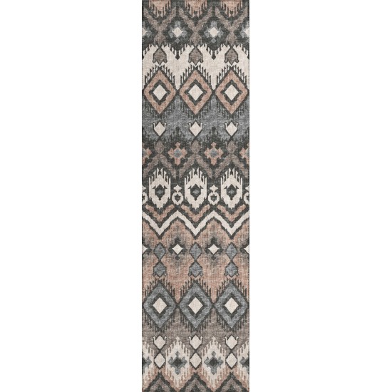 Indoor/Outdoor Sedona SN2 Bison Washable 2'3" x 7'6" Runner Rug